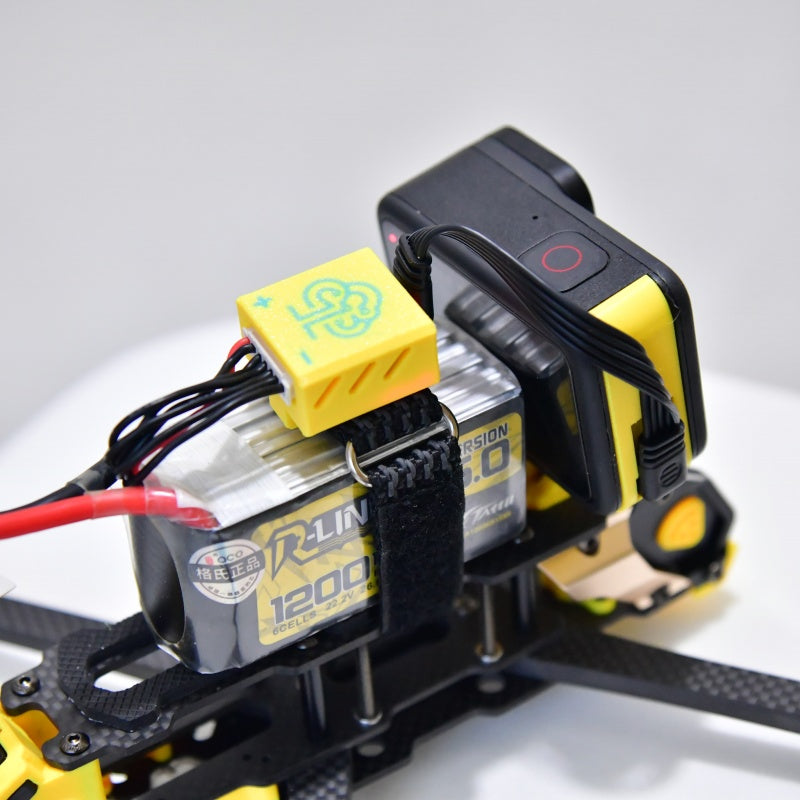 溯域穿越机航拍gopro运动相机平衡头转TypeC供电模块BEC可拆电池